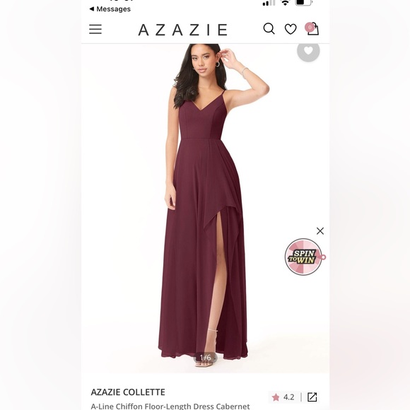 Azazie Bridesmaids Dress - Picture 1 of 2